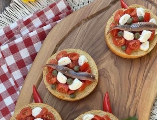 Bruschetta di Altamura® and caprese