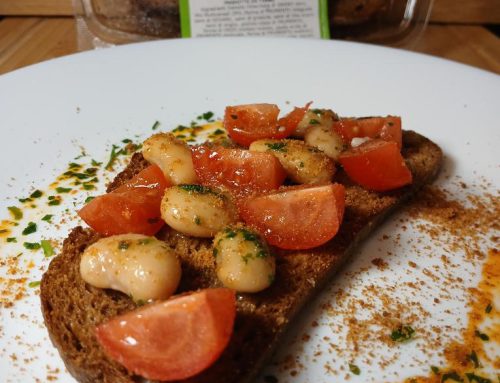 Bruschetta di Altamura Multicereali® con fagioli